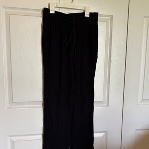 A.L.C. Black pull on pants business casual quiet luxury capsule wardrobe